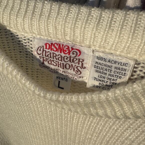 70s Disney Character Fashions Classic Mickey Mouse Knit Pullover Sweater - Picture 5 of 6